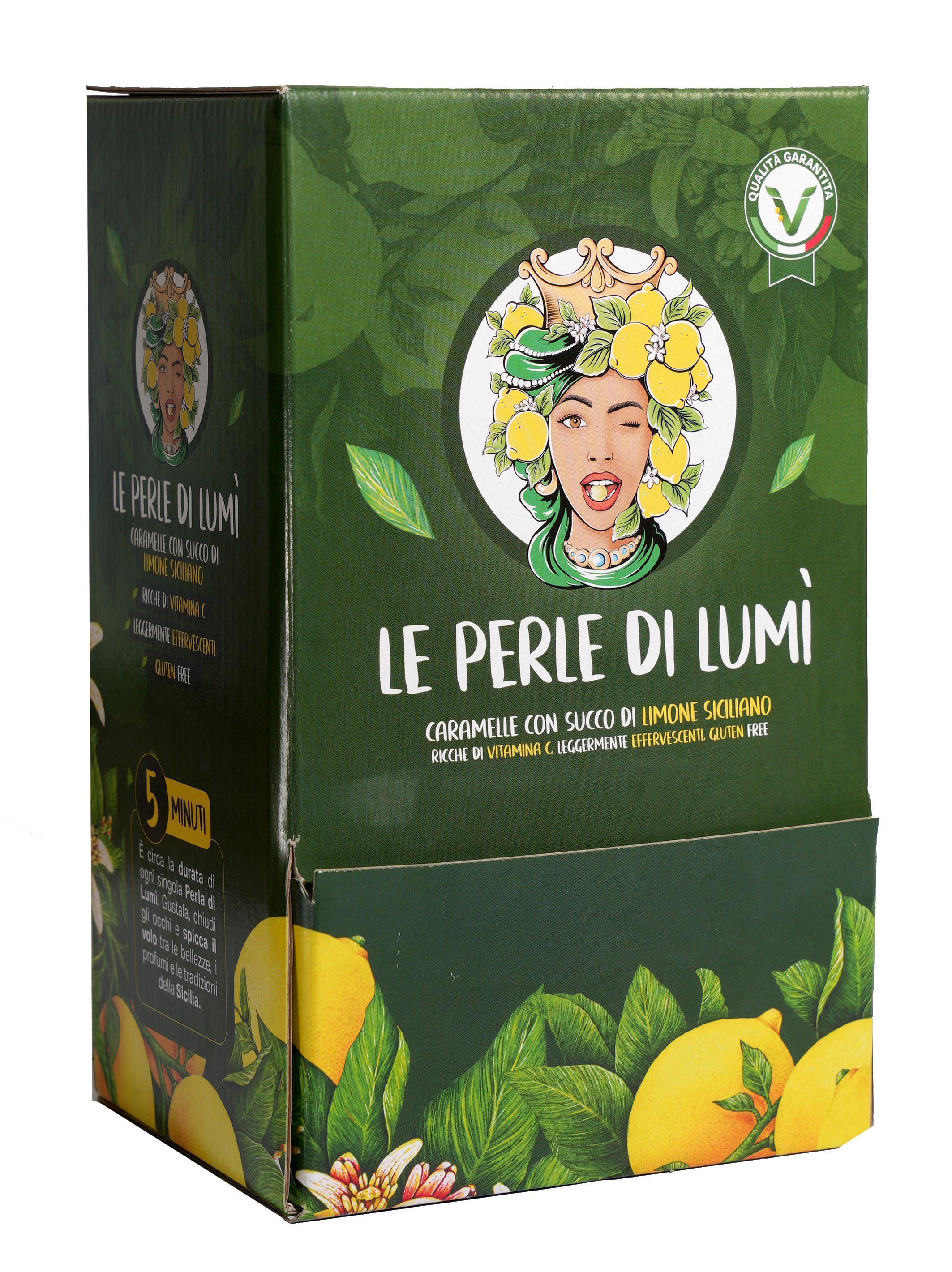 Caramelle Perle di Lumi box da 4 bocche di lupo da 1,5kg