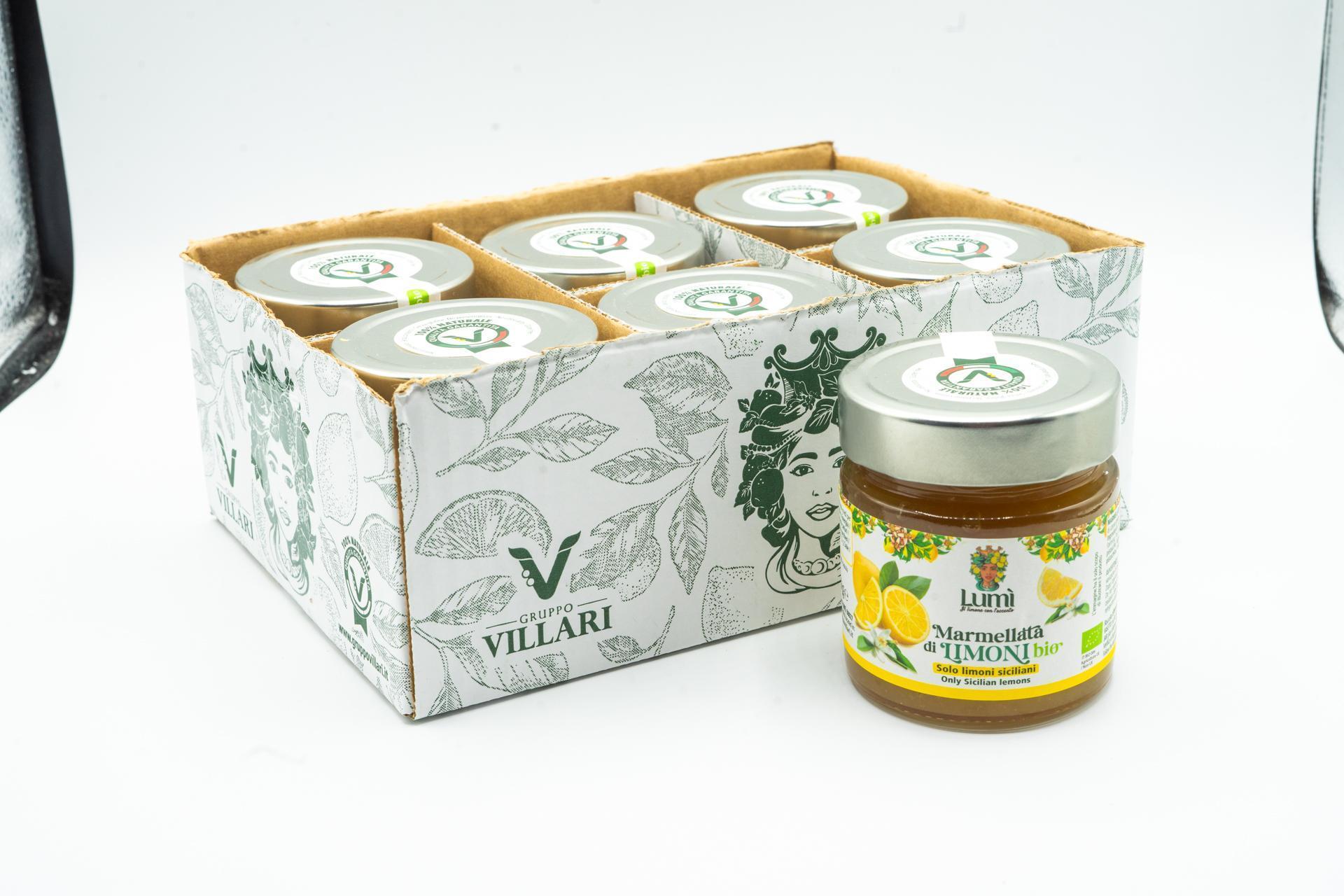 Marmellata di Limone BIO Lumi - Ricetta tradizionale - Confezione da 6 vasetti da 310gr