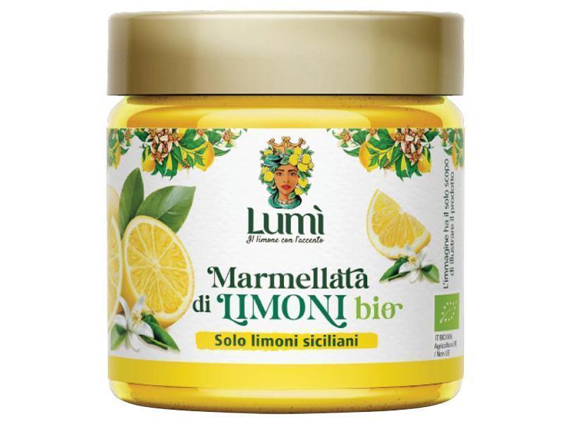 Marmellata di Limone BIO Lumi - Ricetta tradizionale - Confezione da 6 vasetti da 310gr