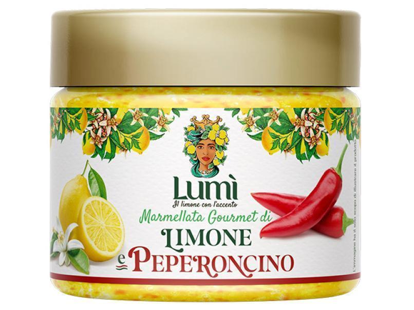 Marmellata gourmet Lumi di limone e peperoncino - Confezione da 12 vasetti da 120gr
