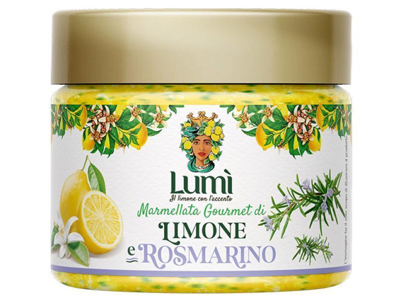 Marmellata gourmet Lumi di limone e rosmarino - Confezione da 12 vasetti da 120gr
