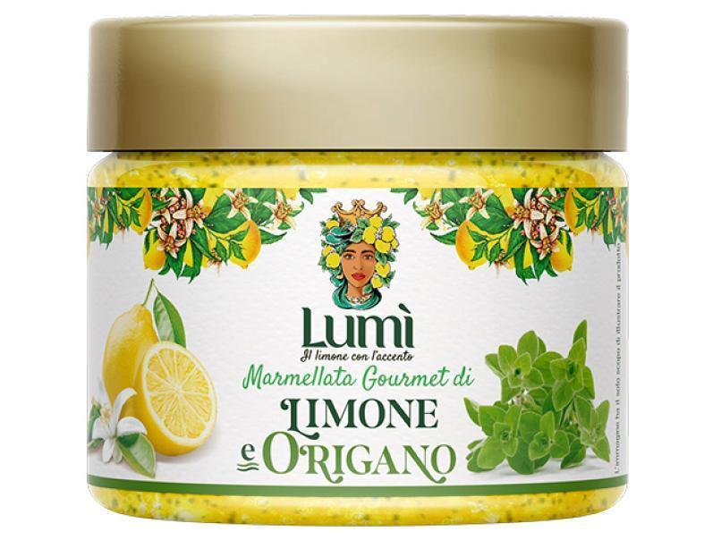 Marmellata gourmet Lumi di limone e origano - Confezione da 12 vasetti da 120gr