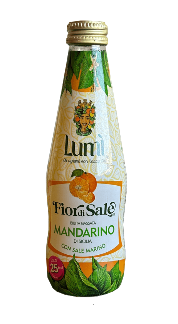 Fior di Sale al Mandarino Lumi - Confezione da 6 cluster da 4 bottiglie in vetro 250ml