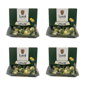 Caramelle perle di lumì box da 4 bocche di lupo da 600gr - gusto limone